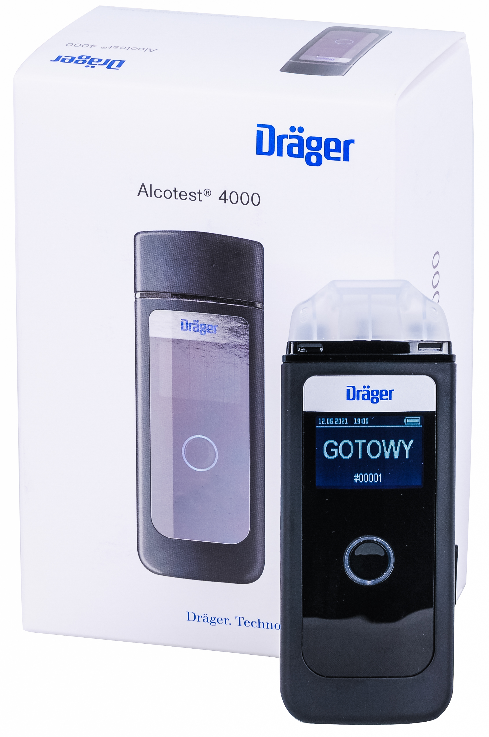 Alkomat Dräger Alcotest 4000 + Certyfikat Adiustacji + serwis