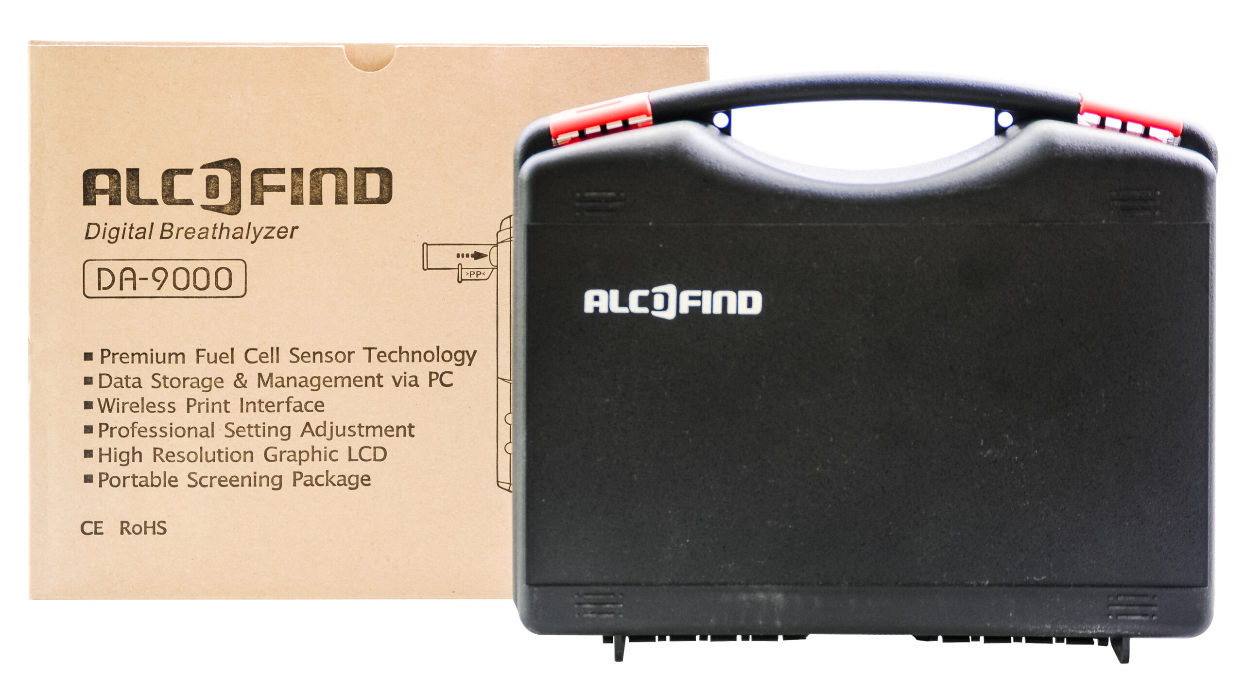 Alkomat AlcoFind DA-9000 z certyfikatem kalibracji dla małych firm - obrazek 2