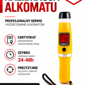 Kalibracja alkomatu ALCOLIFE F7