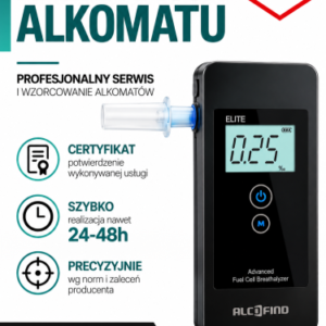 Kalibracja alkomatu AlcoFind ELITE